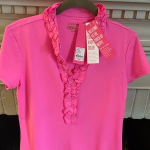 Lilly Pulitzer Ruffle Polo